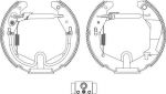 Hella 8DB 355 005-271 комплект тормозных колодок на SUZUKI IGNIS II