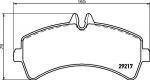 HELLA КОМПЛЕКТ ТОРМОЗНЫХ КОЛОДОК, ДИСКОВЫЙ ТОРМОЗ (8DB 355 005-541)
