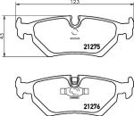 Hella 8DB 355 006-841 комплект тормозных колодок, дисковый тормоз на JAGUAR XJ купе