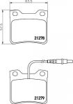 Hella 8DB 355 007-491 комплект тормозных колодок, дисковый тормоз на PEUGEOT 406 Break (8E/F)