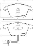 Hella 8DB 355 009-141 комплект тормозных колодок, дисковый тормоз на TOYOTA CAMRY седан (AVV5_, XV5_)
