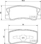 HELLA КОМПЛЕКТ ТОРМОЗНЫХ КОЛОДОК, ДИСКОВЫЙ ТОРМОЗ (8DB 355 009-691)