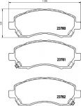 Hella 8DB 355 010-121 комплект тормозных колодок, дисковый тормоз на SUBARU IMPREZA универсал (GF)