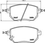 HELLA КОМПЛЕКТ ТОРМОЗНЫХ КОЛОДОК, ДИСКОВЫЙ ТОРМОЗ (8DB 355 011-101)