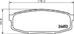 Hella 8DB 355 013-771 комплект тормозных колодок, дисковый тормоз на TOYOTA TUNDRA пикап (_K5_)