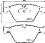 Hella 8DB 355 015-391 комплект тормозных колодок, дисковый тормоз на 5 (E60)