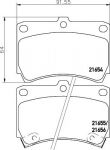 Hella 8DB 355 016-431 комплект тормозных колодок, дисковый тормоз на MAZDA 323 C IV (BG)