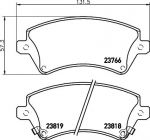 Hella 8DB 355 017-241 комплект тормозных колодок, дисковый тормоз на TOYOTA COROLLA (CDE12_, ZZE12_, NDE12_, ZDE12_)