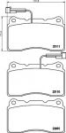 Hella 8DB 355 018-361 комплект тормозных колодок, дисковый тормоз на ALFA ROMEO SPIDER (939_, 939)