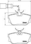 HELLA КОМПЛЕКТ ТОРМОЗНЫХ КОЛОДОК, ДИСКОВЫЙ ТОРМОЗ (8DB 355 018-571)