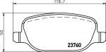 Hella 8DB 355 018-771 комплект тормозных колодок, дисковый тормоз на ALFA ROMEO SPIDER (939_, 939)
