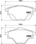 Hella 8DB 355 021-001 комплект тормозных колодок, дисковый тормоз на PEUGEOT 308 SW II