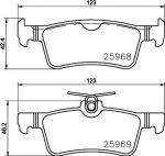 Hella 8DB 355 021-701 комплект тормозных колодок, дисковый тормоз на PEUGEOT 308 SW II