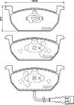 Hella 8DB 355 021-951 комплект тормозных колодок, дисковый тормоз на VW GOLF SPORTSVAN (AM1)