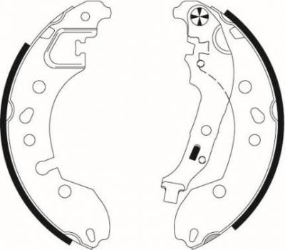 Hella 8DB 355 022-181 комплект тормозных колодок на RENAULT TWINGO II (CN0_)