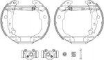 Hella 8DB 355 022-951 комплект тормозных колодок на PEUGEOT 207 (WA_, WC_)
