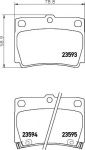 Hella 8DB 355 027-741 комплект тормозных колодок, дисковый тормоз на MITSUBISHI PAJERO SPORT II (KH_, KG_)