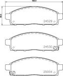 Hella 8DB 355 028-611 комплект тормозных колодок, дисковый тормоз на MITSUBISHI PAJERO SPORT II (KH_, KG_)
