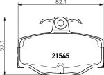 HELLA Колодки тормозные задние NISSAN Primera P11 1996-2001 (440603F085, 8DB355018-021)