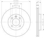 Hella 8DD 355 101-321 тормозной диск на VW PASSAT Variant (3A5, 35I)