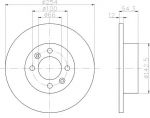 Hella 8DD 355 102-271 тормозной диск на RENAULT 25 (B29_)