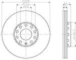 Hella 8DD 355 102-821 тормозной диск на AUDI A6 Avant (4B5, C5)