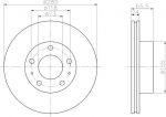 Hella 8DD 355 104-411 тормозной диск на FIAT DUCATO фургон (230L)