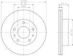 Hella 8DD 355 104-431 тормозной диск на FIAT DUCATO фургон (230L)