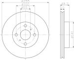 Hella 8DD 355 104-871 тормозной диск на TOYOTA COROLLA Wagon (__E11_)