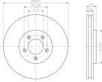 Hella 8DD 355 106-821 тормозной диск на LINCOLN LS