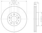 Hella 8DD 355 107-051 тормозной диск на VOLVO XC70 CROSS COUNTRY