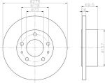 Hella 8DD 355 107-421 тормозной диск на IVECO DAILY III c бортовой платформой/ходовая часть