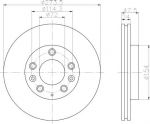 Hella 8DD 355 108-161 тормозной диск на MAZDA 323 S VI (BJ)