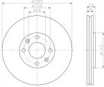 Hella 8DD 355 108-371 тормозной диск на PEUGEOT PARTNER фургон