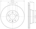 Hella 8DD 355 109-801 тормозной диск на VW TRANSPORTER V c бортовой платформой/ходовая часть (7JD, 7JE,