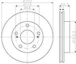 Hella 8DD 355 110-821 тормозной диск на NISSAN VANETTE CARGO фургон (HC 23)