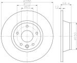 Hella 8DD 355 113-841 тормозной диск на AUDI TT (8J3)