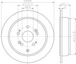 Hella 8DD 355 114-111 тормозной диск на HONDA CR-V II (RD_)
