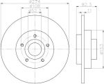 Hella 8DD 355 114-971 тормозной диск на RENAULT LAGUNA II (BG0/1_)