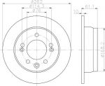 Hella 8DD 355 118-861 тормозной диск на HYUNDAI TUCSON (TLE)