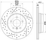 Hella 8DD 355 123-031 тормозной диск на 3 кабрио (E93)