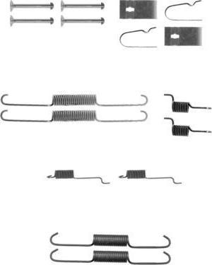 Hella 8DZ 355 200-931 комплектующие, тормозная колодка на NISSAN ALMERA II (N16)