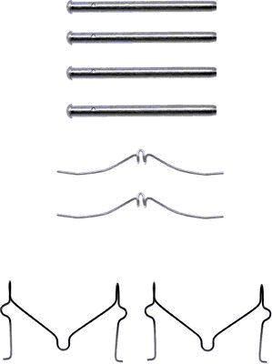 Hella 8DZ 355 202-331 комплектующие, колодки дискового тормоза на MAZDA 323 C IV (BG)