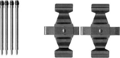 Hella 8DZ 355 203-121 комплектующие, колодки дискового тормоза на MERCEDES-BENZ C-CLASS купе (CL203)