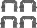 Hella 8DZ 355 203-391 комплектующие, колодки дискового тормоза на CHEVROLET CAPTIVA (C100, C140)