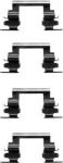 Hella 8DZ 355 203-721 комплектующие, колодки дискового тормоза на MITSUBISHI LANCER седан (CY/Z_A)