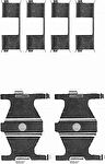 Hella 8DZ 355 204-191 комплектующие, колодки дискового тормоза на HYUNDAI LANTRA I (J-1)