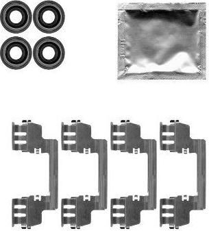 Hella 8DZ 355 204-761 комплектующие, колодки дискового тормоза на CHRYSLER 300 C Touring (LX)