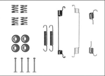 Hella 8DZ 355 205-831 комплектующие, тормозная колодка на FIAT PANDA (169)