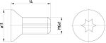Hella 8DZ 355 209-121 болт, диск тормозного механизма на PEUGEOT 308 SW II